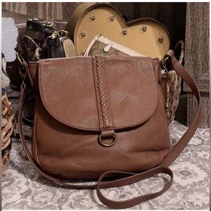 Brown Leather Crossbody Bag lucky Brand